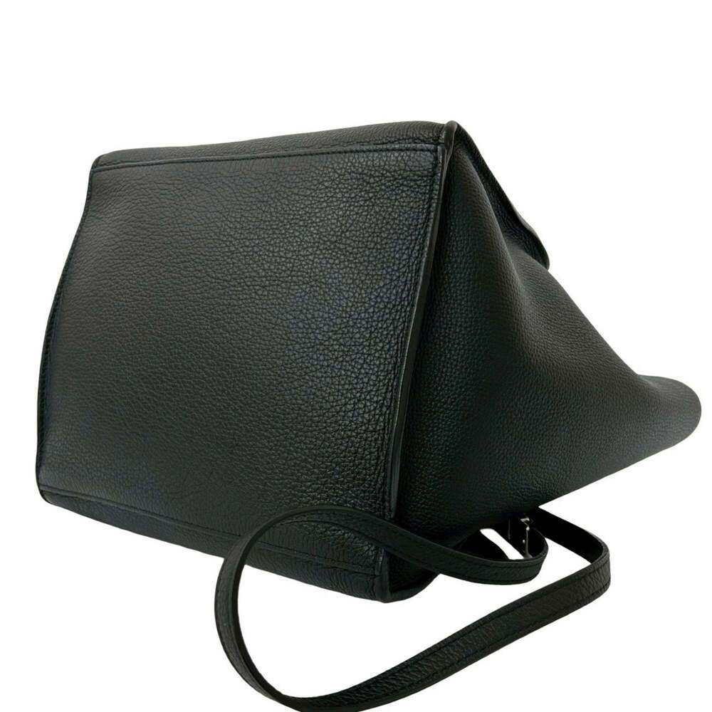 CELINE Big Bag Small Leather 2-Way Handbag Tote Black 64994 - Picture 8 of 10
